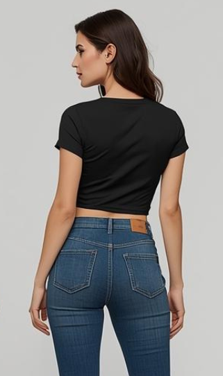 Self-Made Statement | Crop Baby Tee